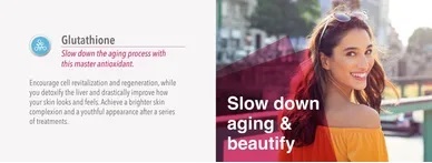 Glutathione therapy for powerful antioxidant benefits and skin brightening