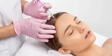 Consultation for hair loss treatment options at Tara Beauty Doctor